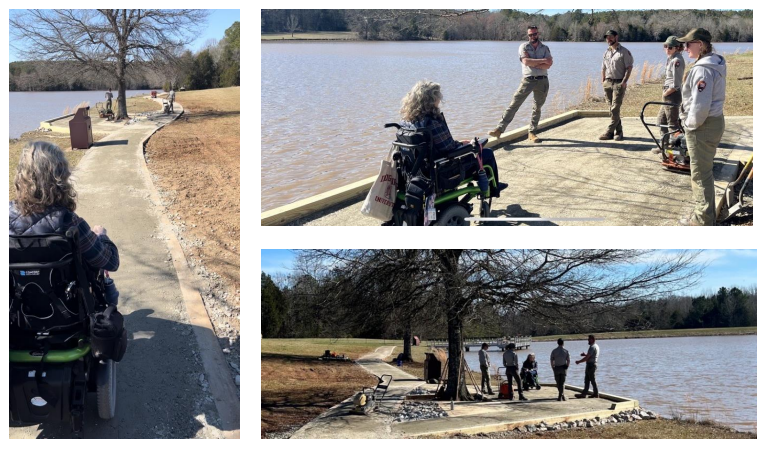 MAT participants experience the newly transformed Fishermen’s Trail at Ninety Six National Historic Site in South Carolina
