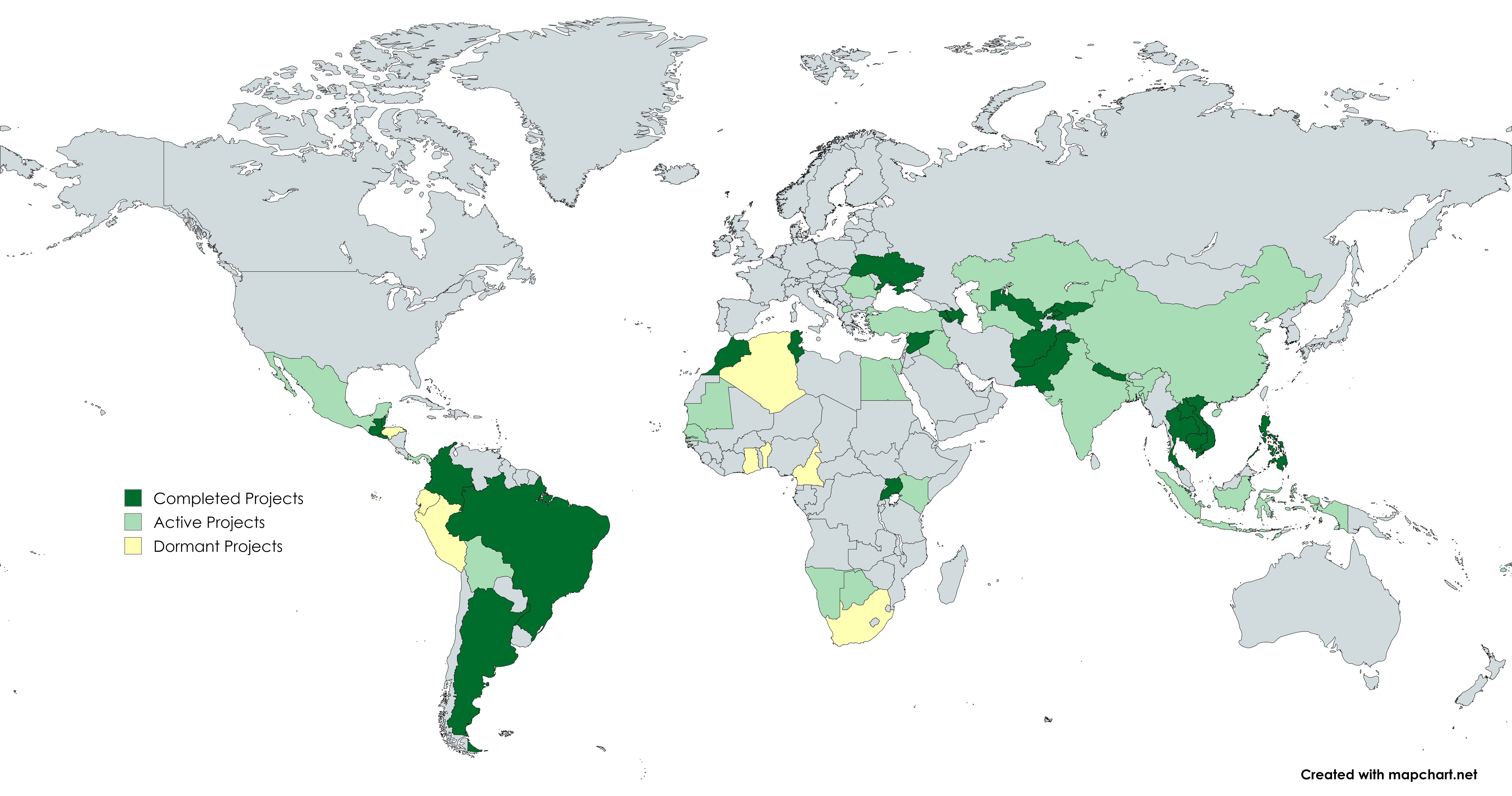 Map of AWEP Programs (September 2024)