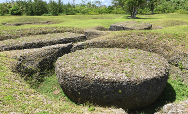As Nieves Latte Stone Quarry, Rota, Commonwealth of the Northern Mariana Islands (NPS courtesy photo)