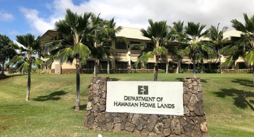 A photo of the Department of Hawaiian Home Lands building