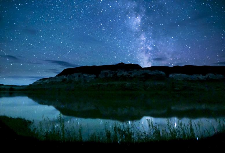 Starry skies above the Upper Missouri River Breaks National Monument.