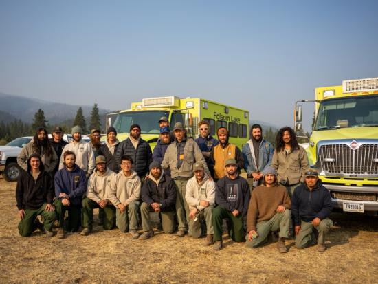 The Folsom Lake Veterans’ Crew. Photo by Joe Bradshaw, BLM.