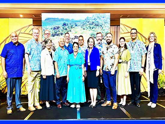 Group photo Gov Guam, Gov CNMI with US federal partners