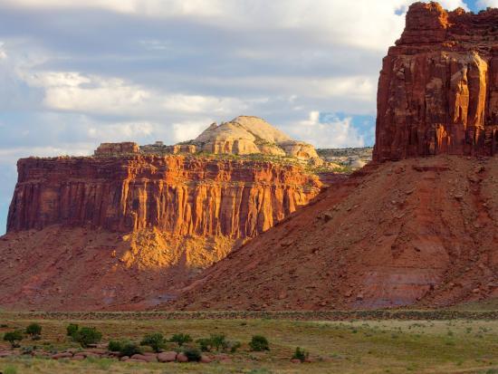 Image of a landscape and rock formation