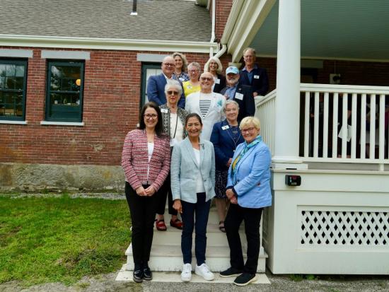 Secretary Haaland and Assistant Secretary for Fish and Wildlife and Parks Shannon Estenoz toured the Frances Perkins Homestead and met with community leaders to hear their vision for the care and management of the historic site.     