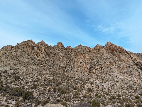 A view of Avi Kwa Ame National Monument in southern Nevada