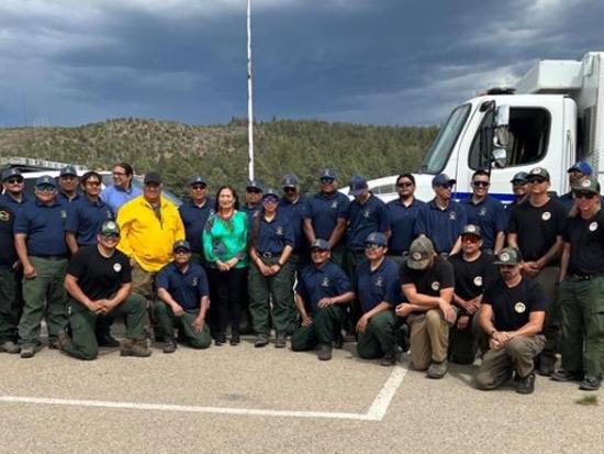 Secretary Haaland met with first responders in New Mexico