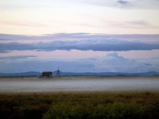 A family subsistence camp in the Selawik National Wildlife Refuge (USFWS photo).