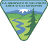 BLM logo with an illustrated mountain