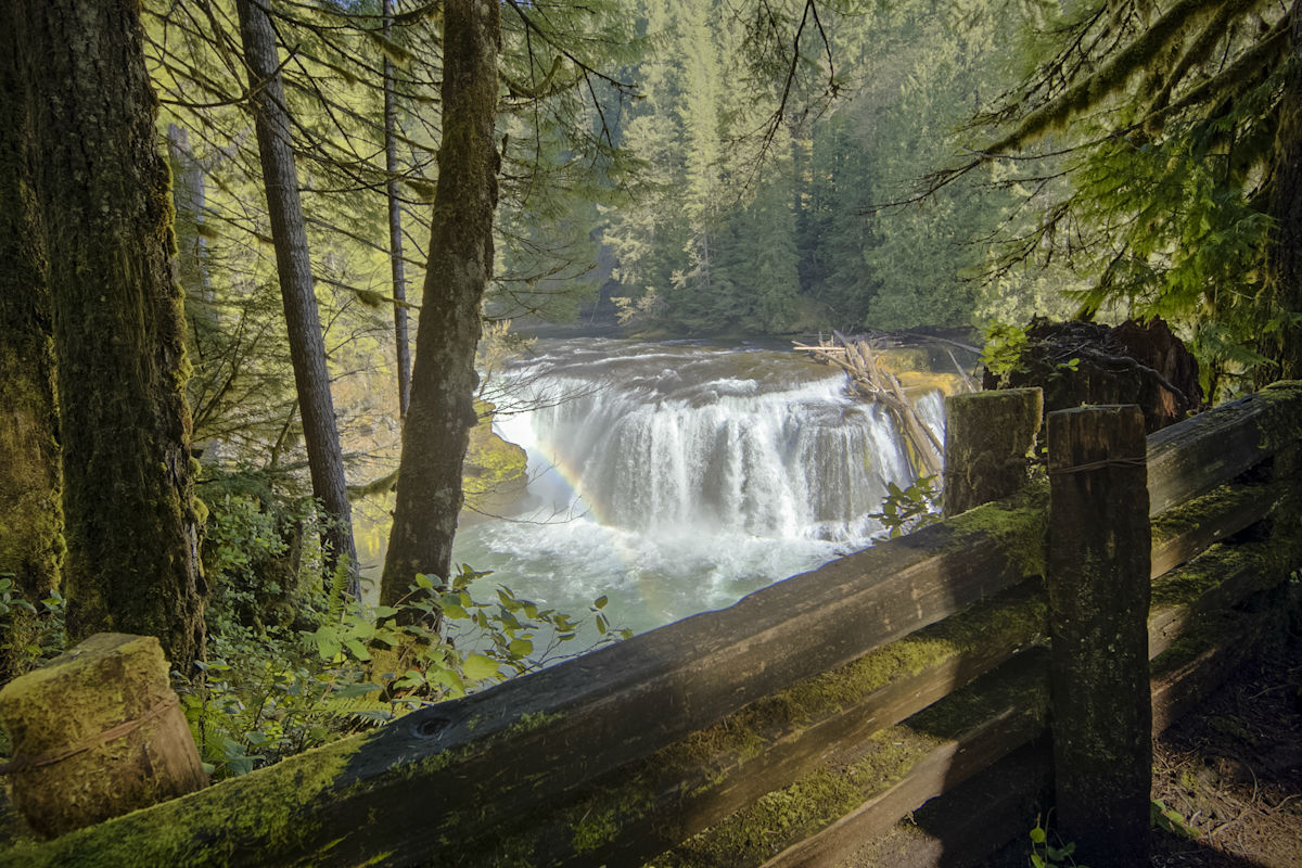 Lower Lewis Falls, Gifford Pinchot National Forest, Washington