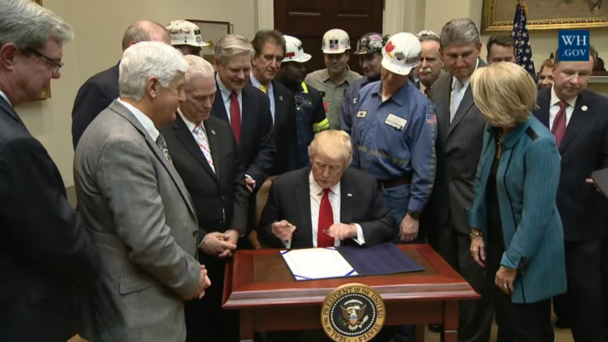 President Trump signs repeal