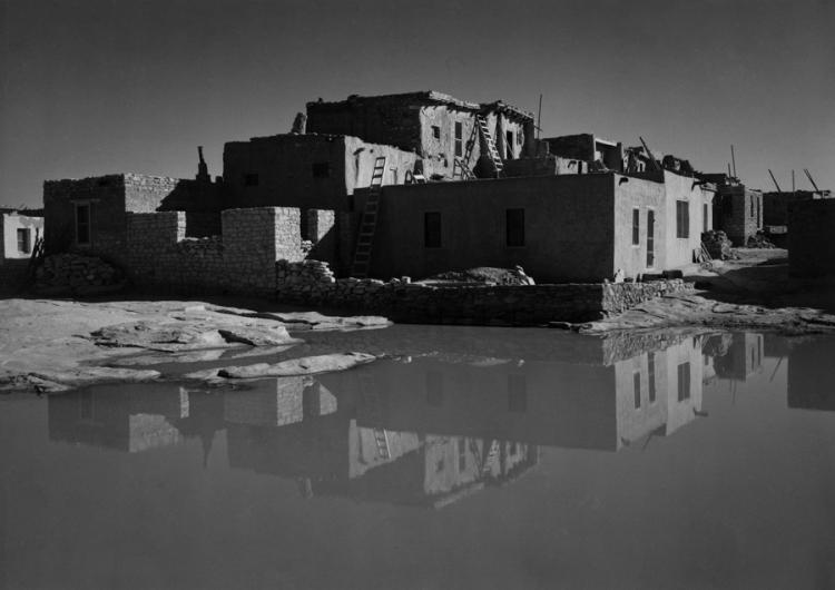 Ansel Adams: The Mural Project 1941-1942 Acoma Pueblo Arizona Ansel Adams National Archives no. 79-AAA-01