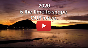 Thumbnail image: "2020 is the time to shape OUR future."